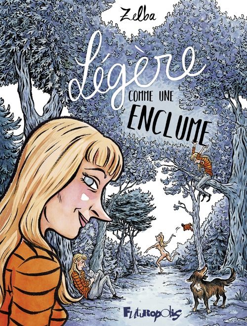 ebook cover of Légère comme une enclume, by Zelba