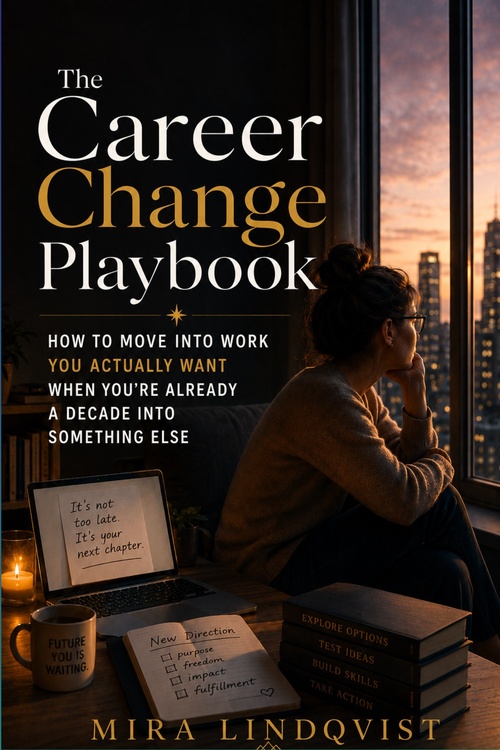 ebook cover of The Career Change Playbook, by Mira Lindqvist