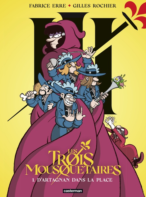 ebook cover of Les Trois Mousquetaires (Tome 1) - D'Artagnan dans la place, by Fabrice Erre, Gilles Rochier, Michel Dufranne, Jean-David Morvan, Rubén