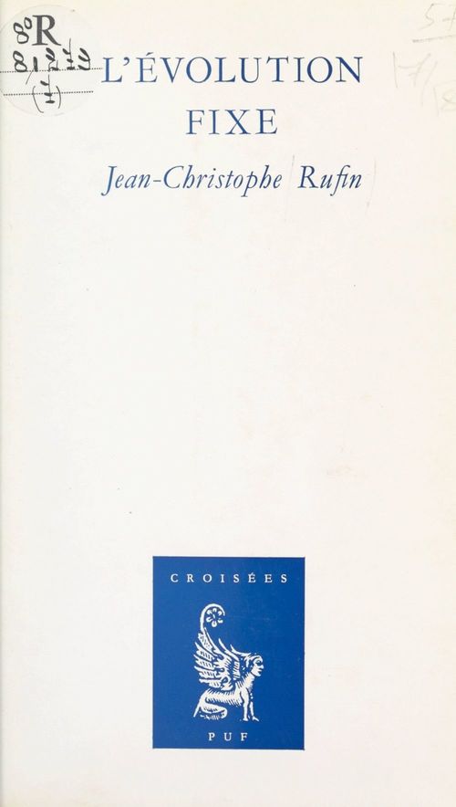 ebook cover of L'évolution fixe, by Jean-Christophe Rufin
