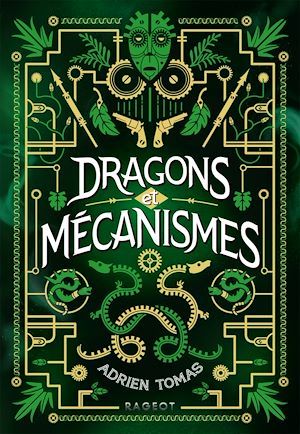 Couverture ebook de Dragons et mécanismes, de Adrien Tomas