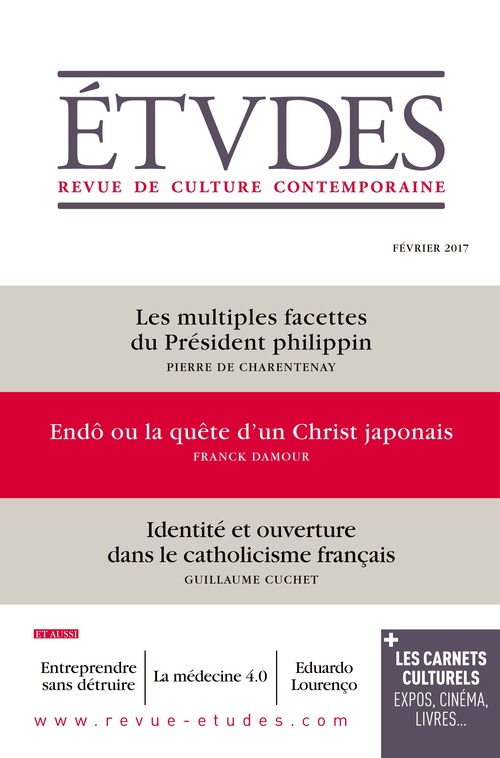 Couverture ebook de Etudes n°4235 - février 2017, de Revue études