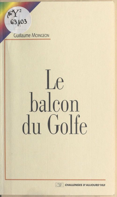 Couverture ebook de Le balcon du golfe, de Guillaume Moingeon