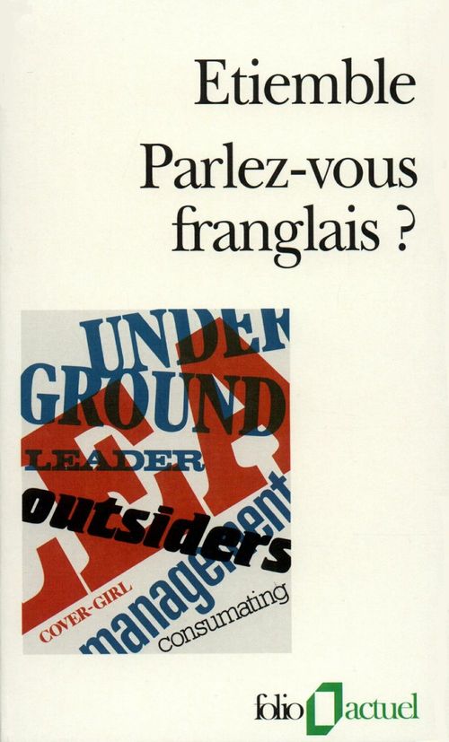 Couverture ebook de Parlez-vous franglais?, de Etiemble