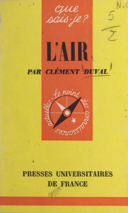 Couverture ebook de L'air, de Clément Duval