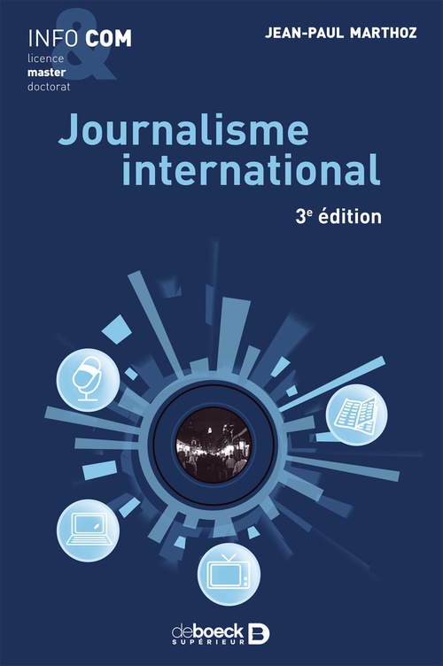 ebook cover of Journalisme international, by Jean-Paul Marthoz
