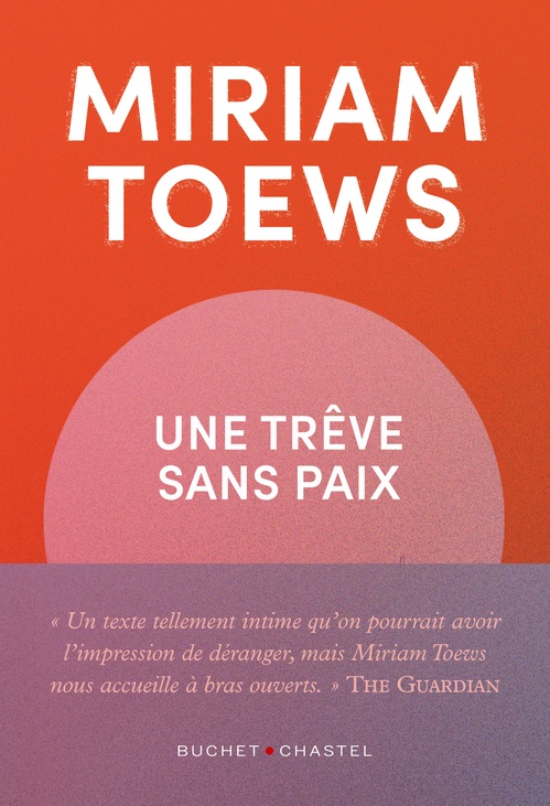 ebook cover of Une trêve sans paix, by Miriam Toews