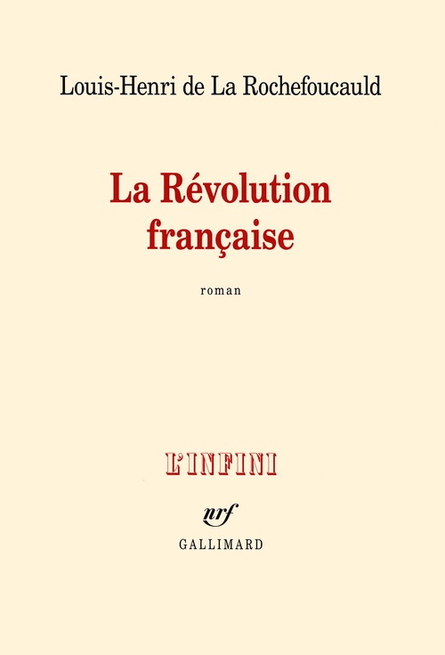 Couverture ebook de La Révolution française, de Louis-Henri de La Rochefoucauld