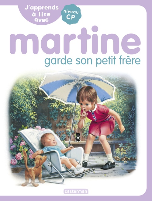 ebook cover of J'apprends à lire avec Martine (Tome 7) - Martine garde son petit frère, by Gilbert Delahaye
