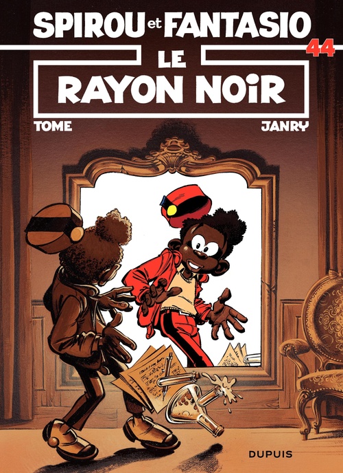 Couverture ebook de Spirou et Fantasio - Tome 44 - Le rayon noir, de Janry, Tome