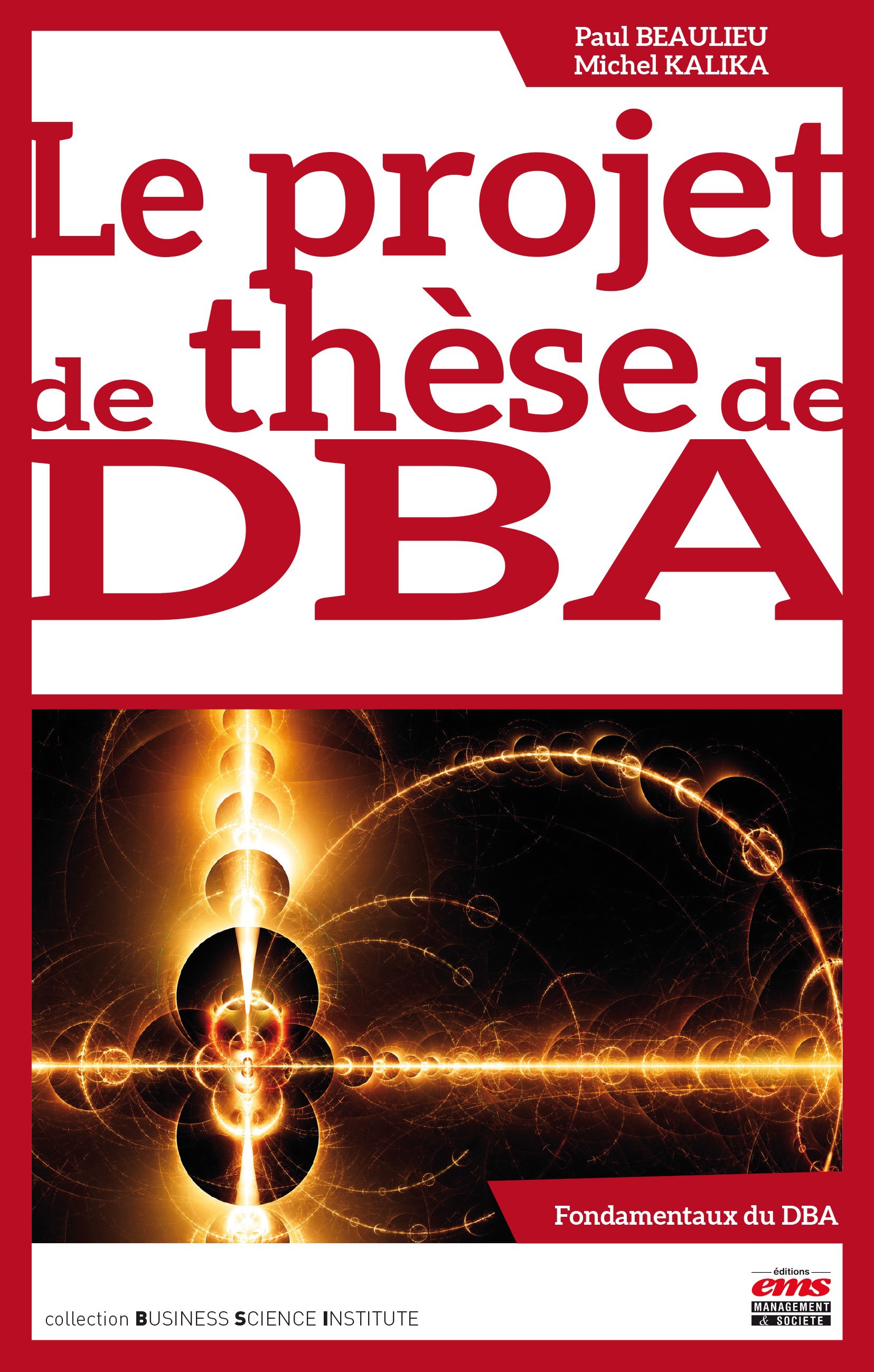 ebook cover of Le projet de thèse de DBA, by Paul Beaulieu, Michel Kalika