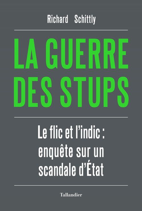 Couverture ebook de La Guerre des stups, de Richard Schittly