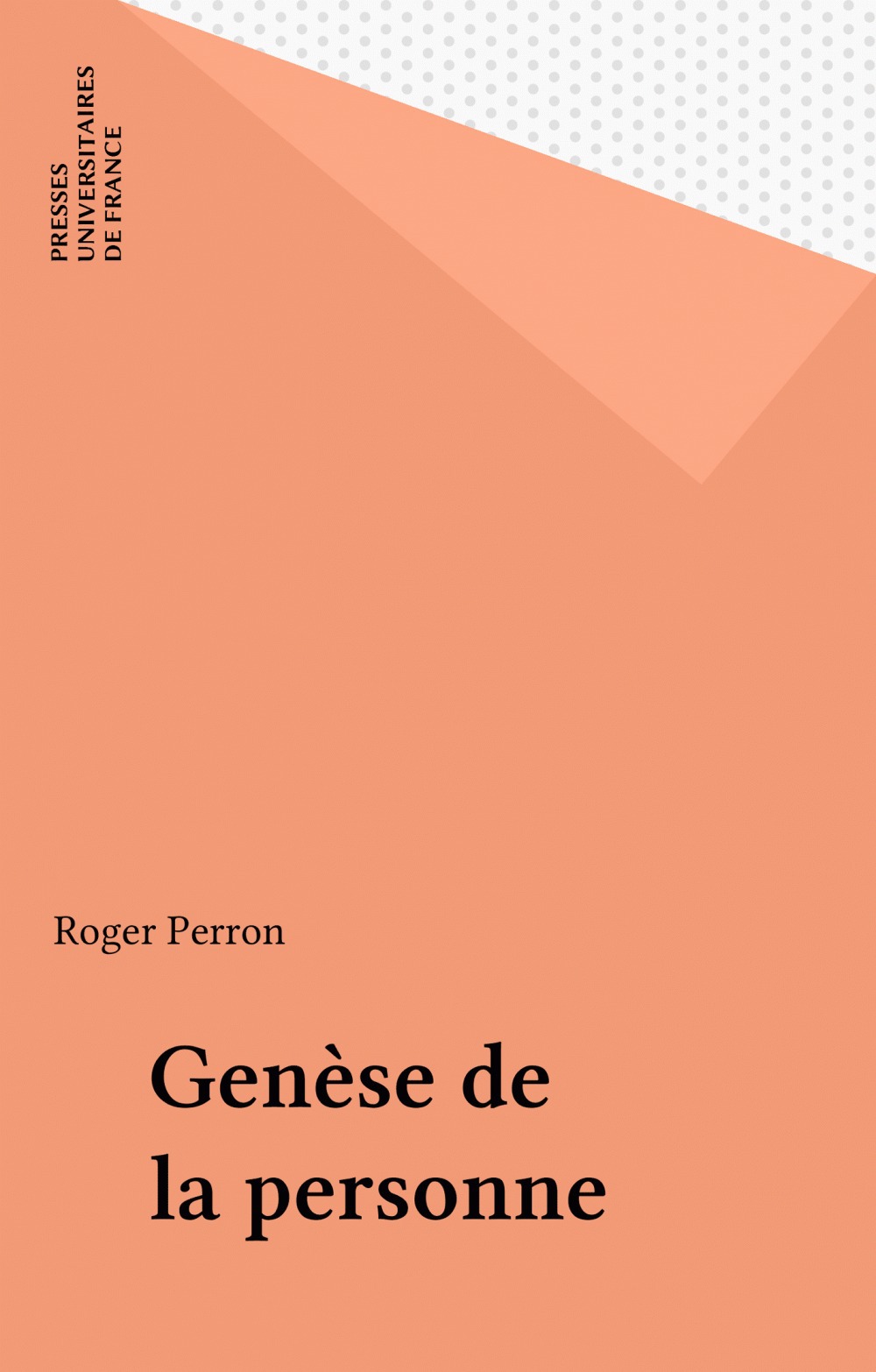 Couverture ebook de Genèse de la personne, de