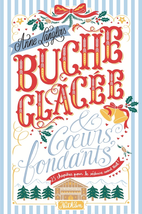 Couverture ebook de Bûche glacée & coeurs fondants, de Anne Langlois