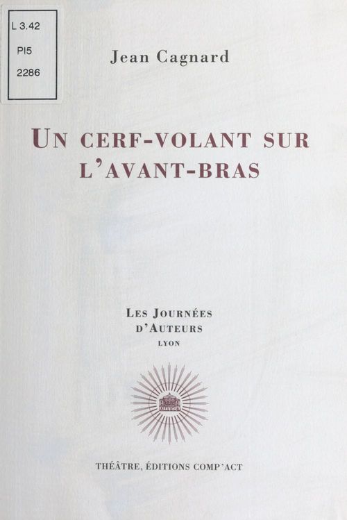 Couverture ebook de Un cerf-volant sur l'avant-bras, de Jean Cagnard