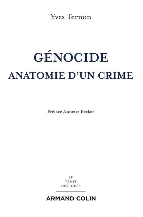 ebook cover of Génocide, by Yves Ternon