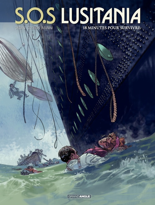 Couverture ebook de S.O.S Lusitania - Tome 2, de Patrice Ordas, Patrick Cothias, Jack Manini