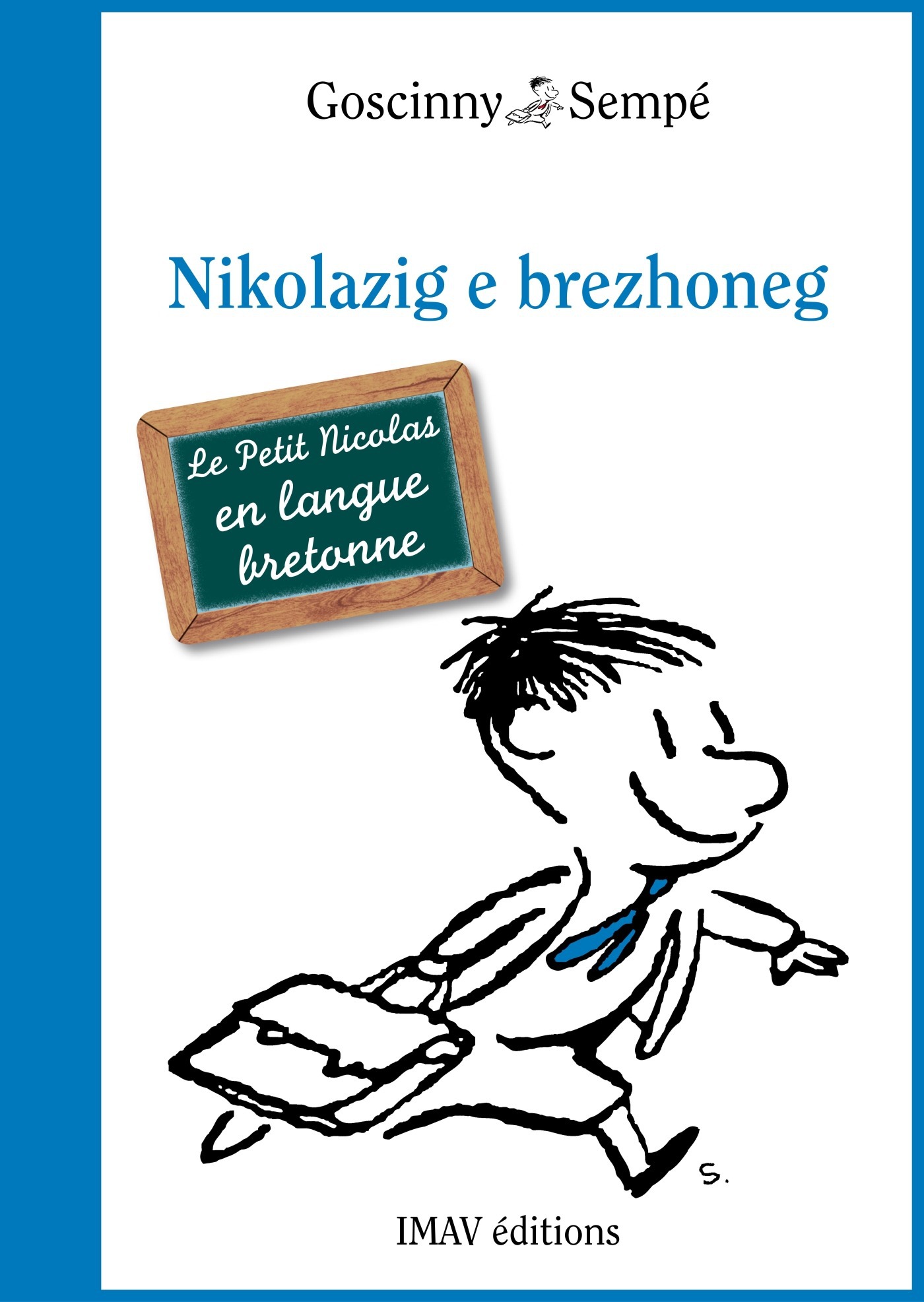 ebook cover of Le Petit Nicolas en breton, by René Goscinny, Jean-Jacques Sempé