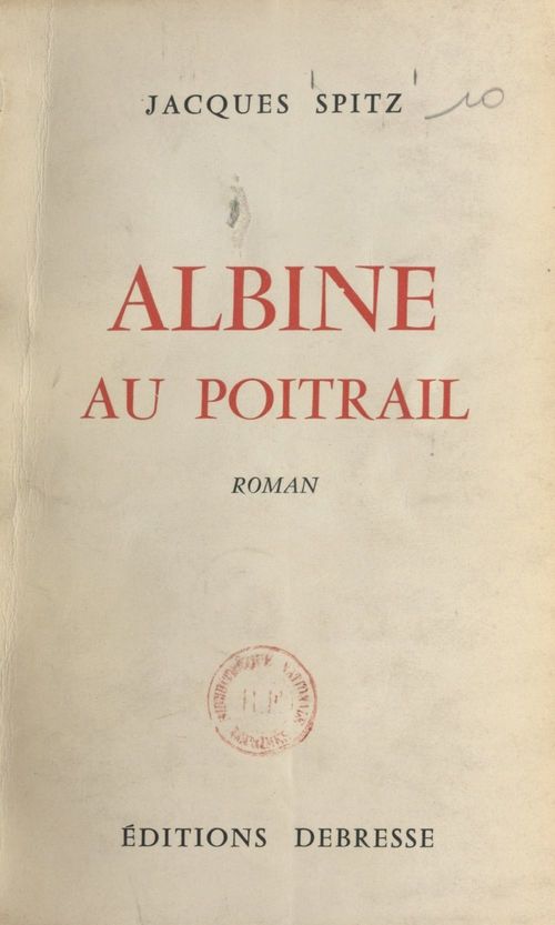 ebook cover of Albine au poitrail, by Jacques Spitz