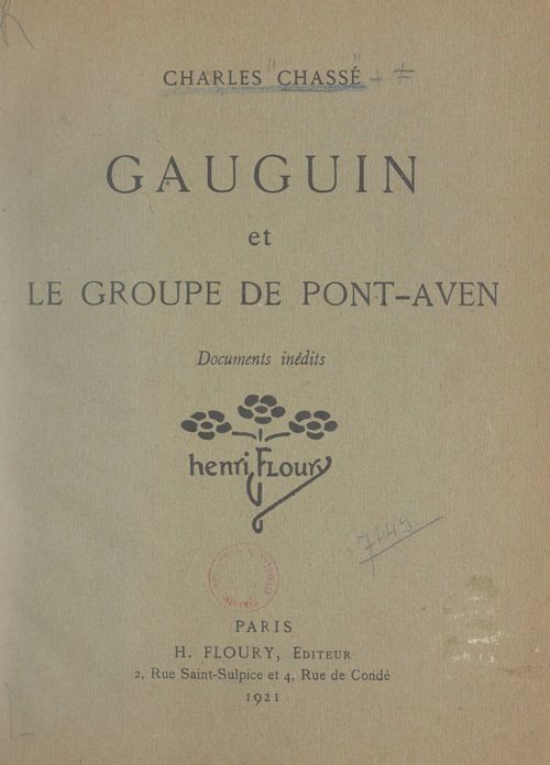 Couverture ebook de Gauguin et le groupe de Pont-Aven, de Charles Chasse