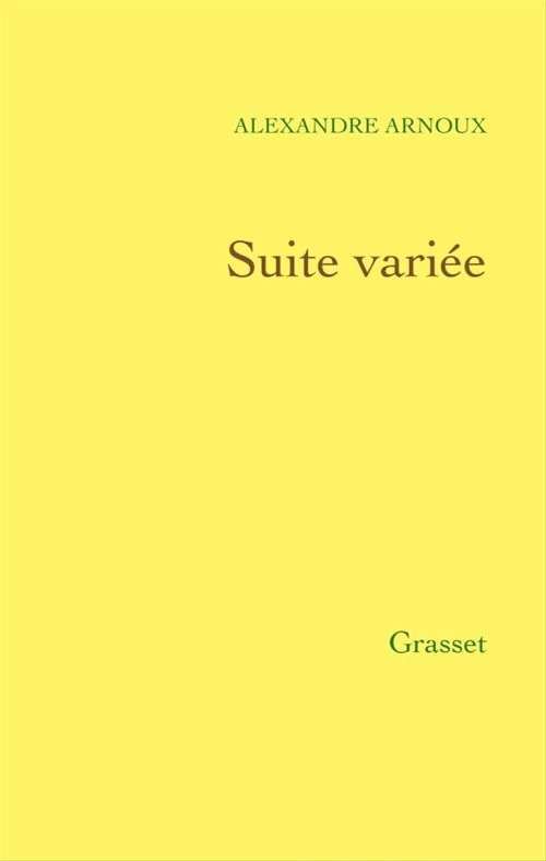 ebook cover of Suite variée, by Alexandre Arnoux