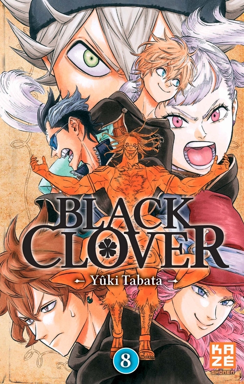 Couverture ebook de Black Clover T08, de Yûki Tabata