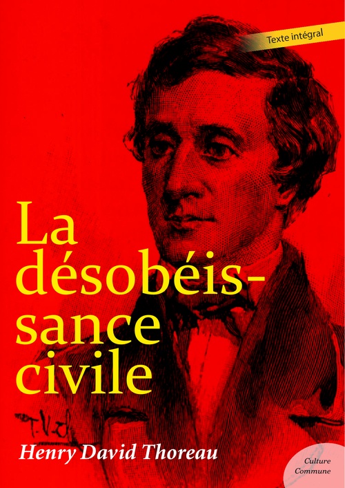ebook cover of La désobéissance civile, by Henry David Thoreau