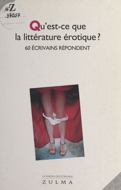 Couverture ebook de Qu'est-ce que la littérature érotique ?, de Collectif