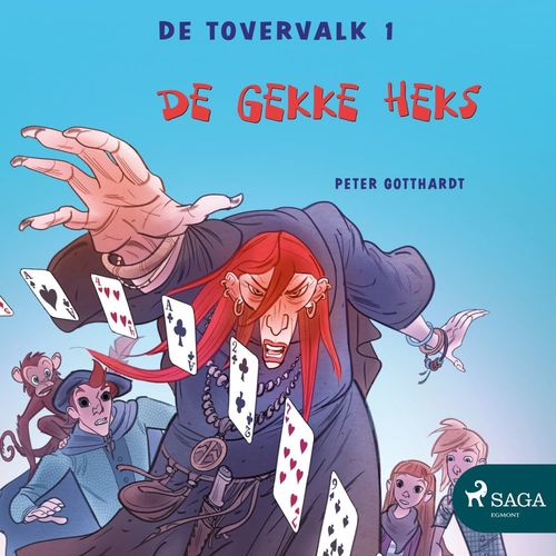 audiobook cover of De tovervalk 1 - De gekke heks, by Peter Gotthardt