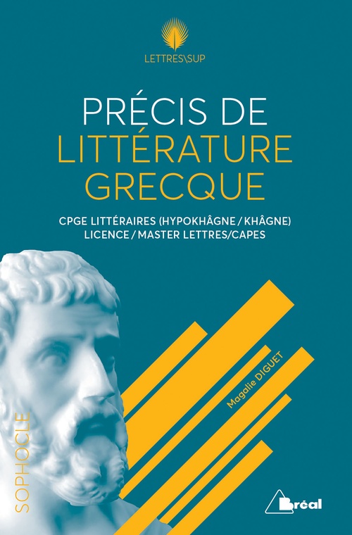 Couverture ebook de Précis de littérature grecque, de Magalie Diguet