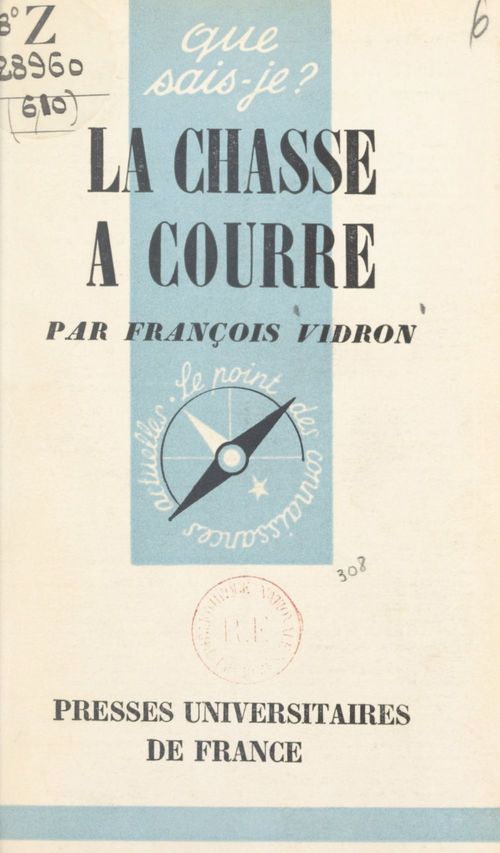 ebook cover of La chasse à courre, by Francois Vidron