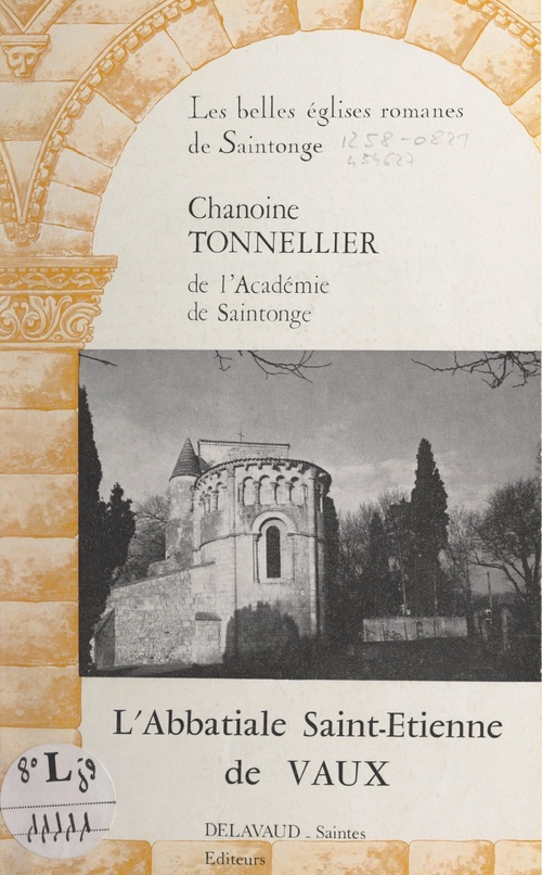 ebook cover of L'Abbatiale Saint-Étienne de Vaux, by Paul Tonnellier