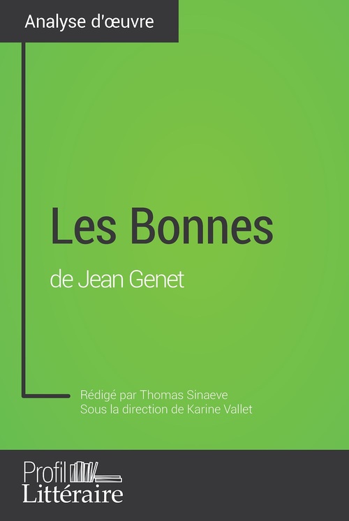 Couverture ebook de Les Bonnes de Jean Genet (Analyse approfondie), de Thomas Sinaeve