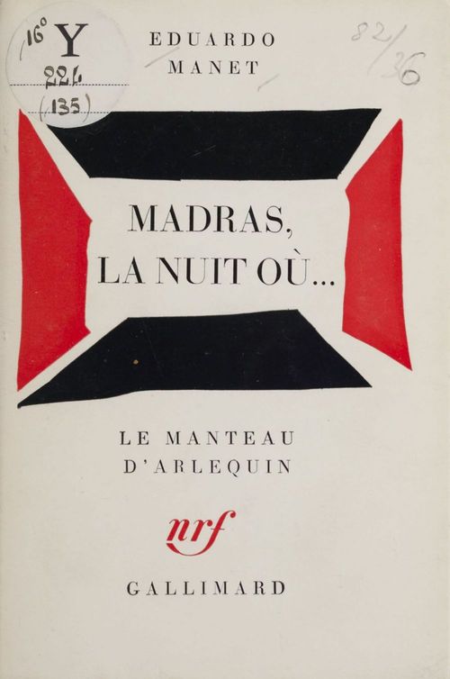Couverture ebook de Madras, la nuit où..., de Eduardo Manet