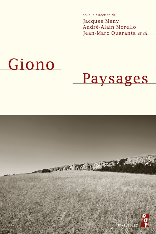 ebook cover of Giono. Paysages, by