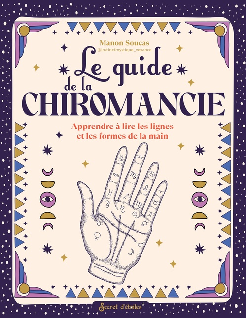 Couverture ebook de Le guide de la chiromancie, de Manon Soucas