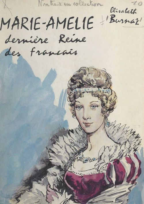 Couverture ebook de Marie-Amélie, de Elisabeth Burnat