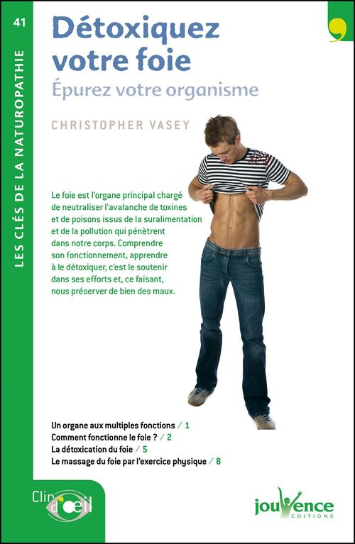 Couverture ebook de Détoxiquez votre foie, de Christopher Vasey