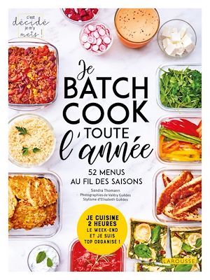 ebook cover of Batch cooking pour toute l'année, by Sandra Thomann
