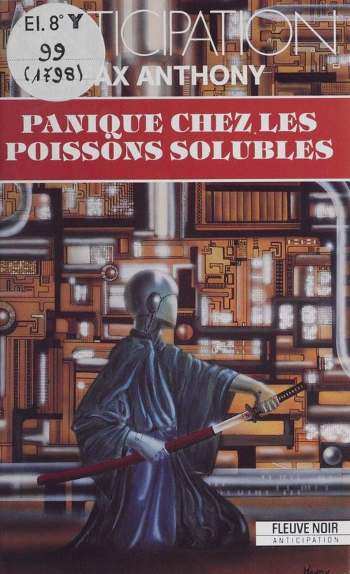Couverture ebook de Panique chez les poissons solubles, de Max Anthony