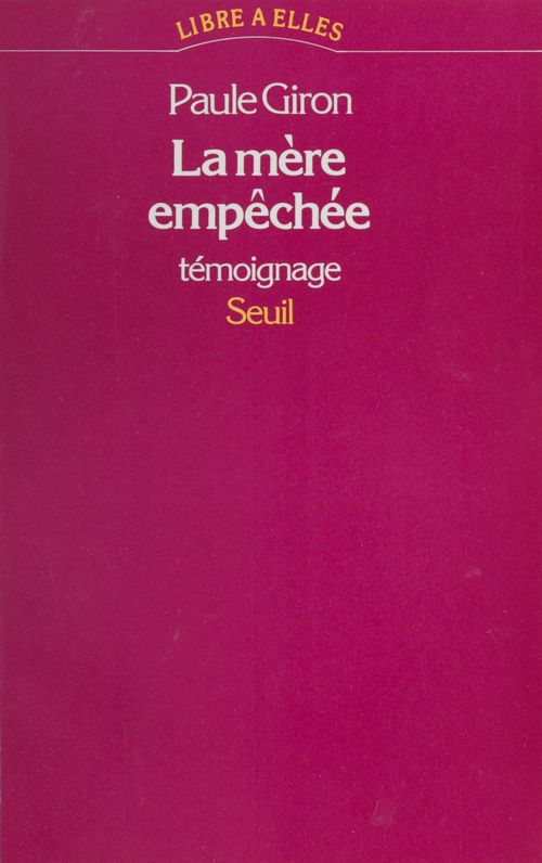Couverture ebook de La Mère empêchée, de Giron Paule
