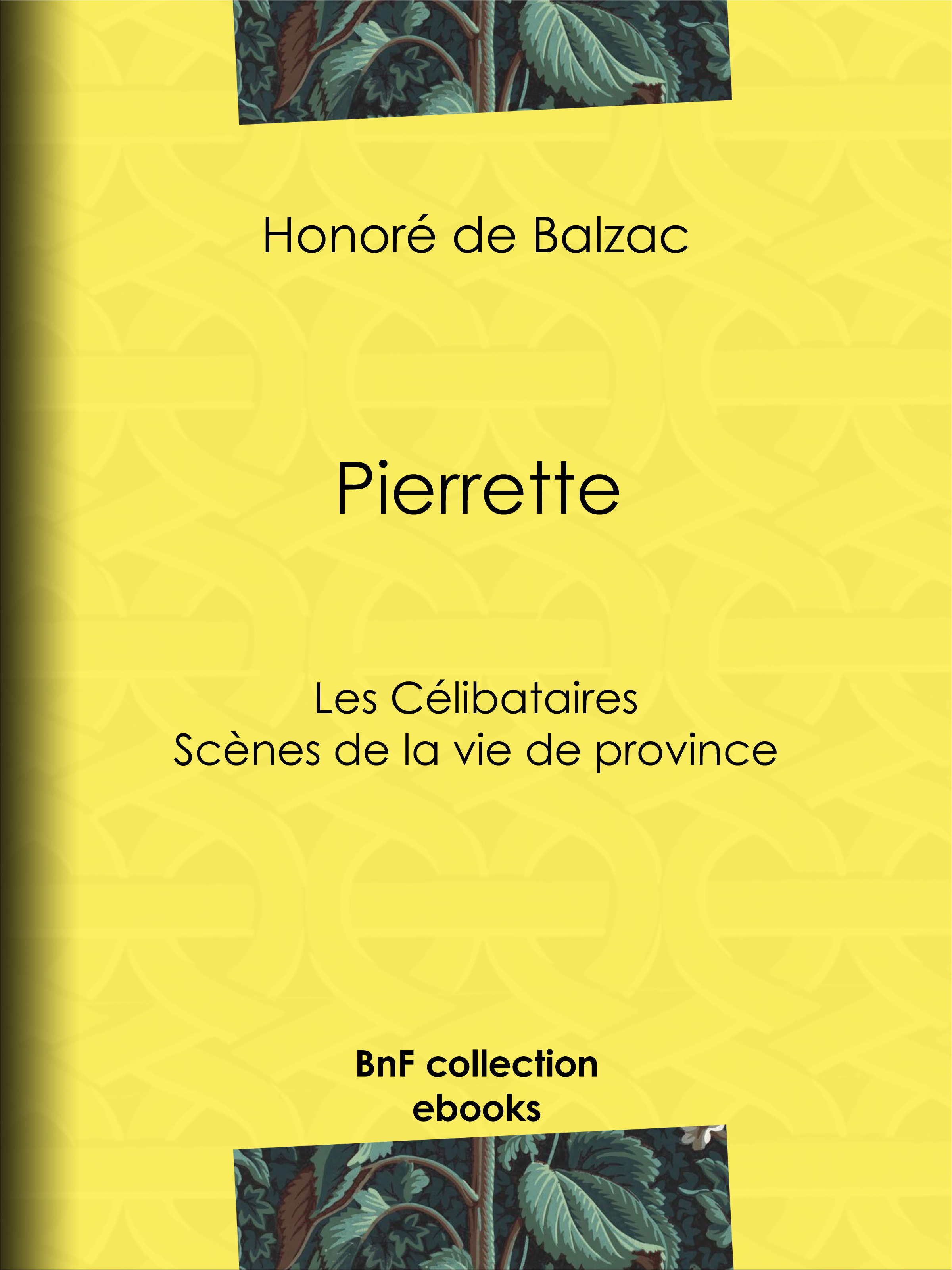 ebook cover of Pierrette, by Honoré de Balzac