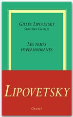 ebook cover of Les temps hypermodernes, by Gilles Lipovetsky