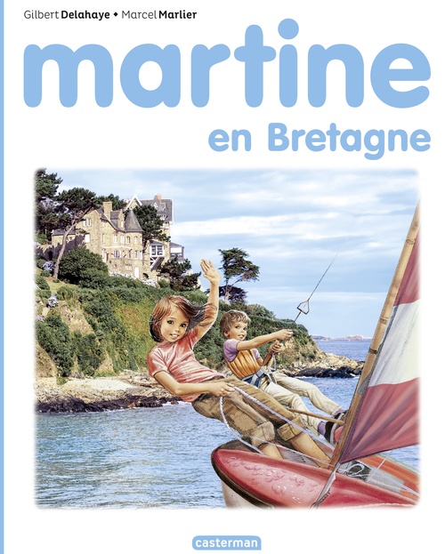 Couverture ebook de Martine en Bretagne, de Gilbert Delahaye