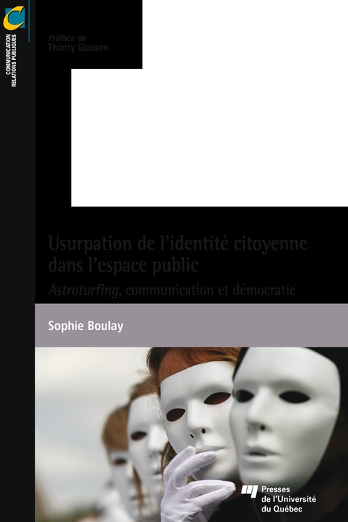 Couverture ebook de Usurpation de l'identité citoyenne dans l'espace public, de Boulay Sophie