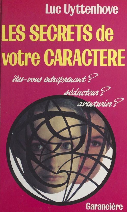 ebook cover of Les secrets de votre caractère, by Luc Uyttenhove