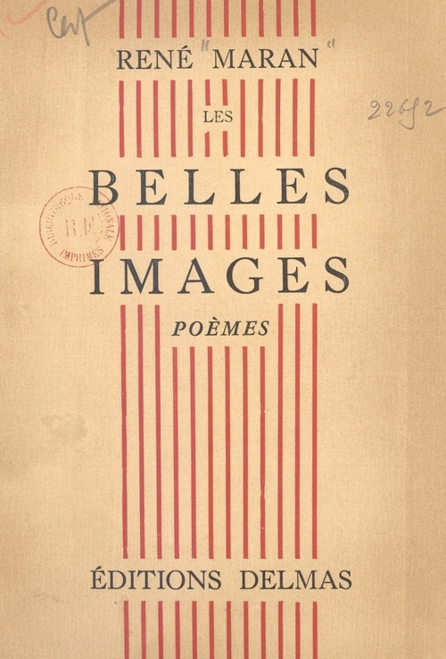 Couverture ebook de Les belles images, de Rene Maran
