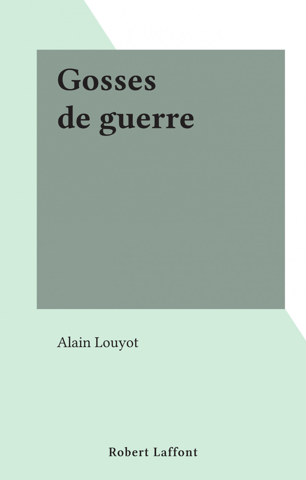 ebook cover of Gosses de guerre, by Alain Louyot