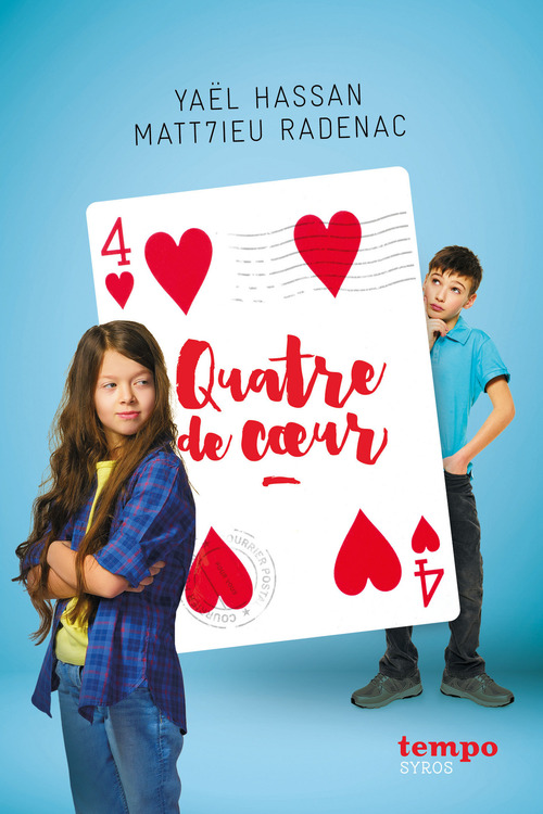 Couverture ebook de Quatre de coeur-EPUB2, de Yaël Hassan, Matthieu Radenac
