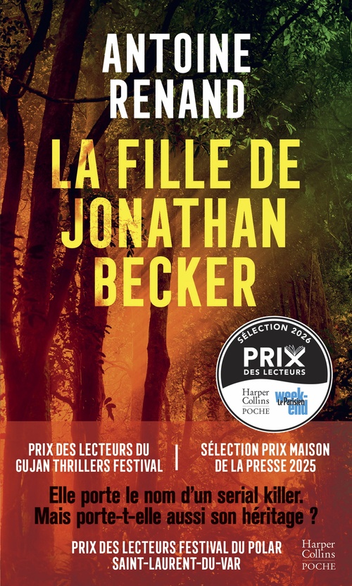 Couverture ebook de La Fille de Jonathan Becker, de Antoine Renand